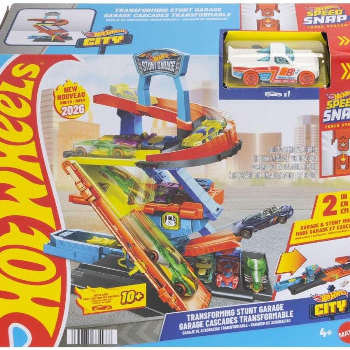 HOT WHEELS - Pista Hot Wheels Garage de acrobacias jhl94 Mattel