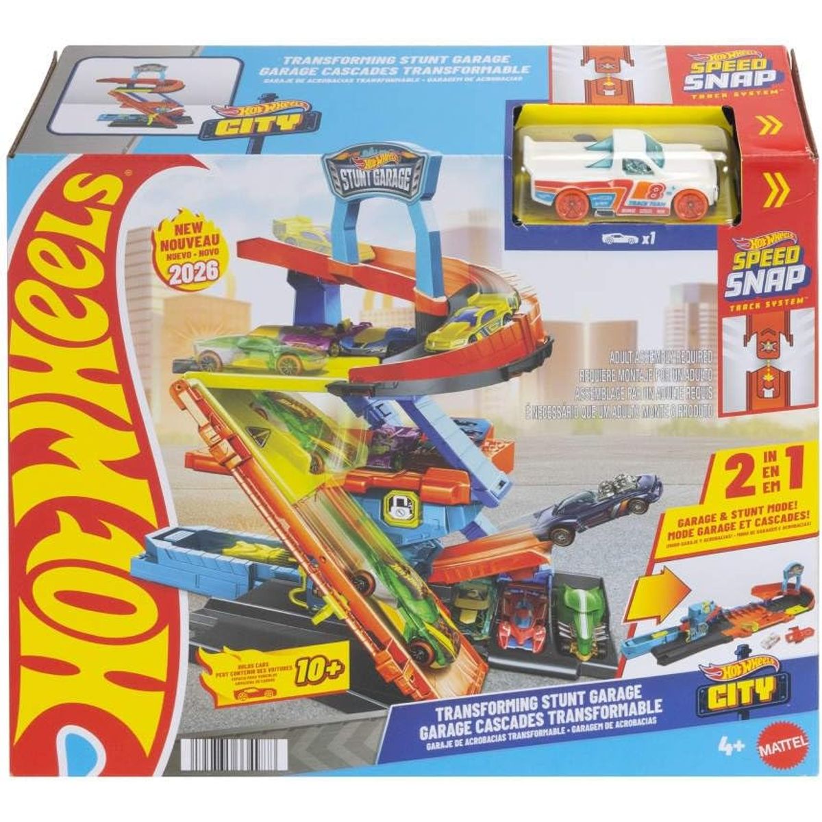 HOT WHEELS - Pista Hot Wheels Garage de acrobacias jhl94 Mattel