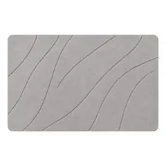 OEM - Alfombra Baño Ultra Absorvente Diatomita Piedra Diseños - Gris