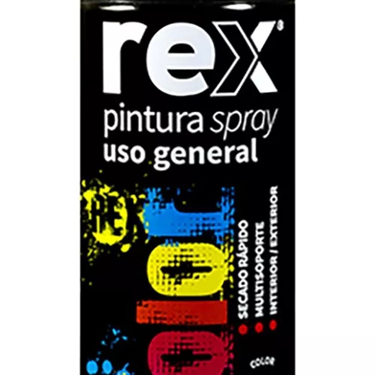 REX - PINTURA SPRAY USO GENERAL NEGRO BRILLANTE 400ML 60014