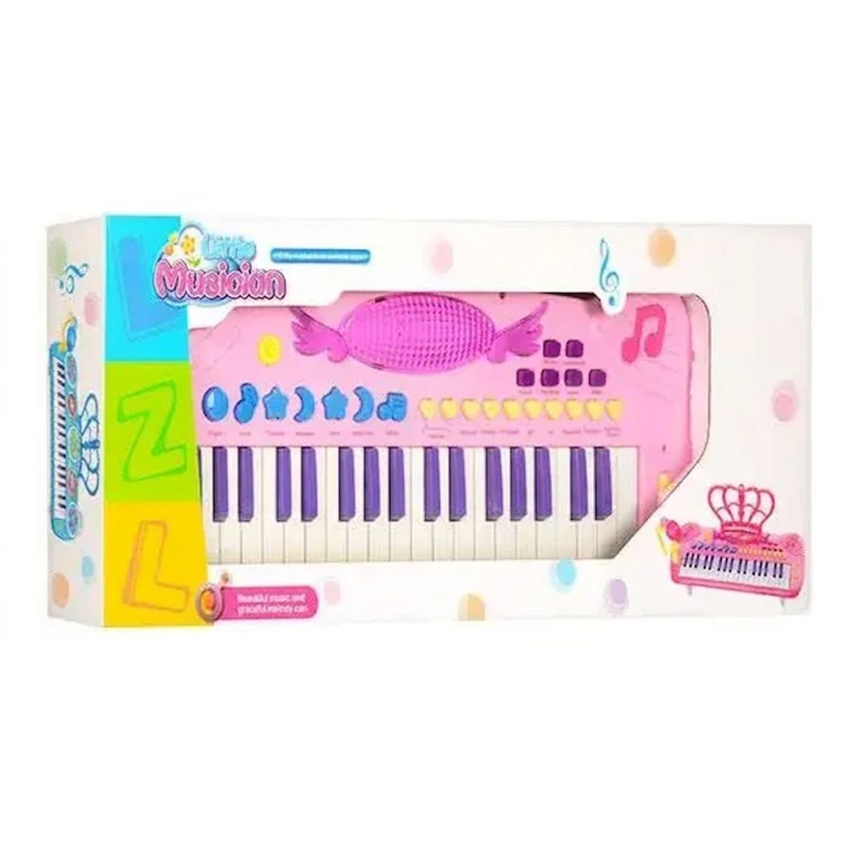 GENERICO - Piano Teclado Musical de Juguete para niños Color Rosa