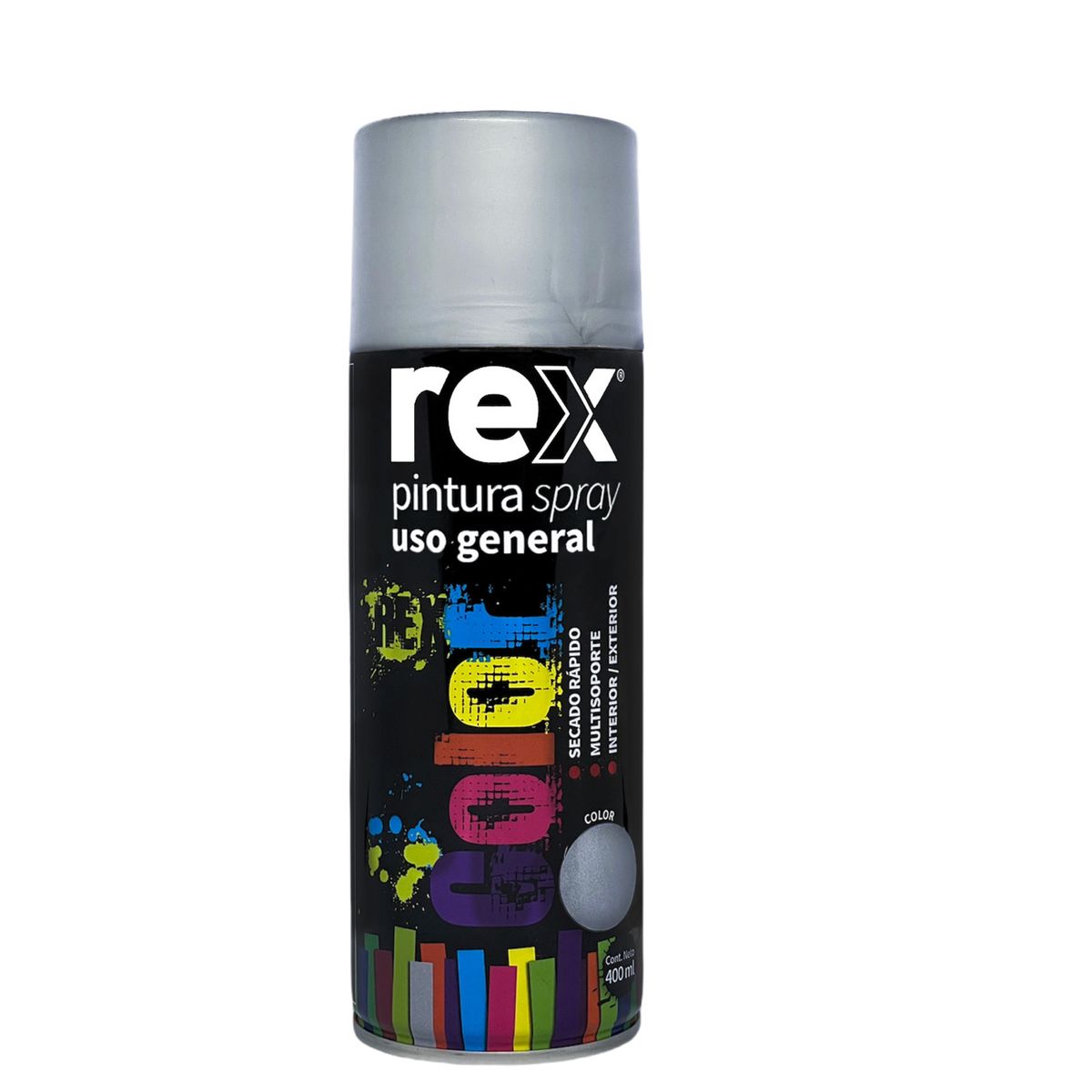 REX - PINTURA SPRAY USO GENERAL ALUMINIO 400ML 60001