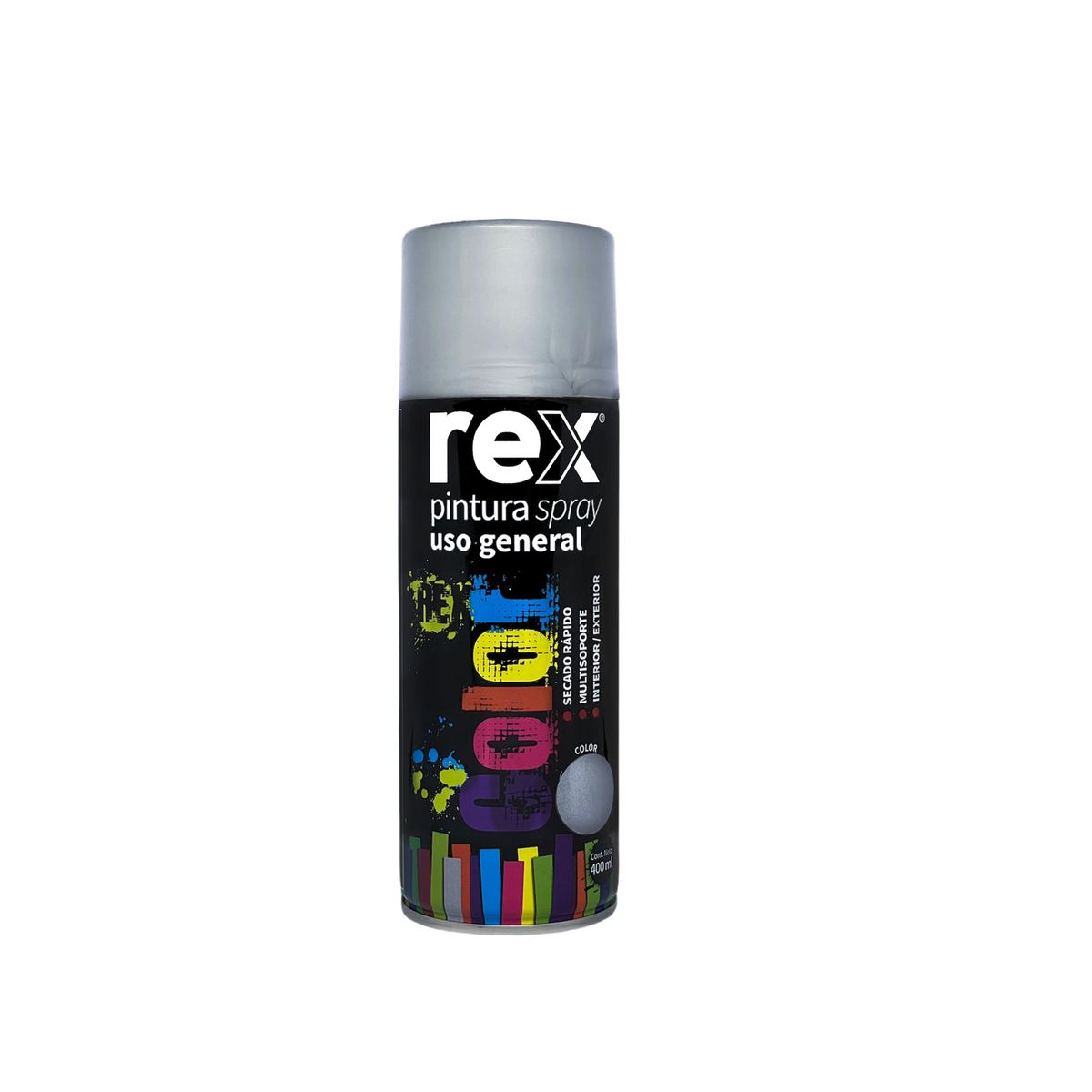 REX - PINTURA SPRAY USO GENERAL ALUMINIO 400ML 60001