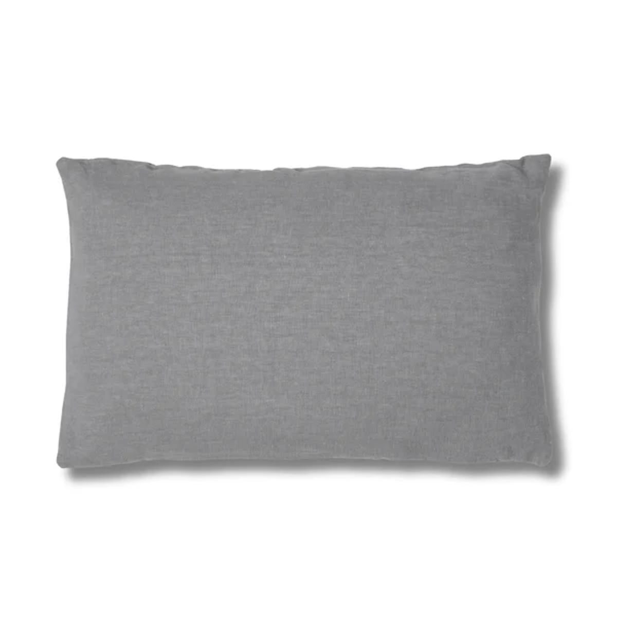 ESTAMPA - FUNDA COJIN LINO GRIS 60X40