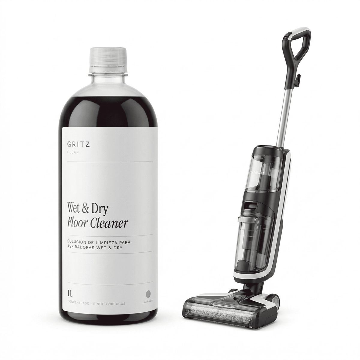 GENERICO - Líquido Limpiador Piso Concentrado Lavanda 1L Aspiradora Húmeda Wet Dry  Tineco Bissell EasyWays