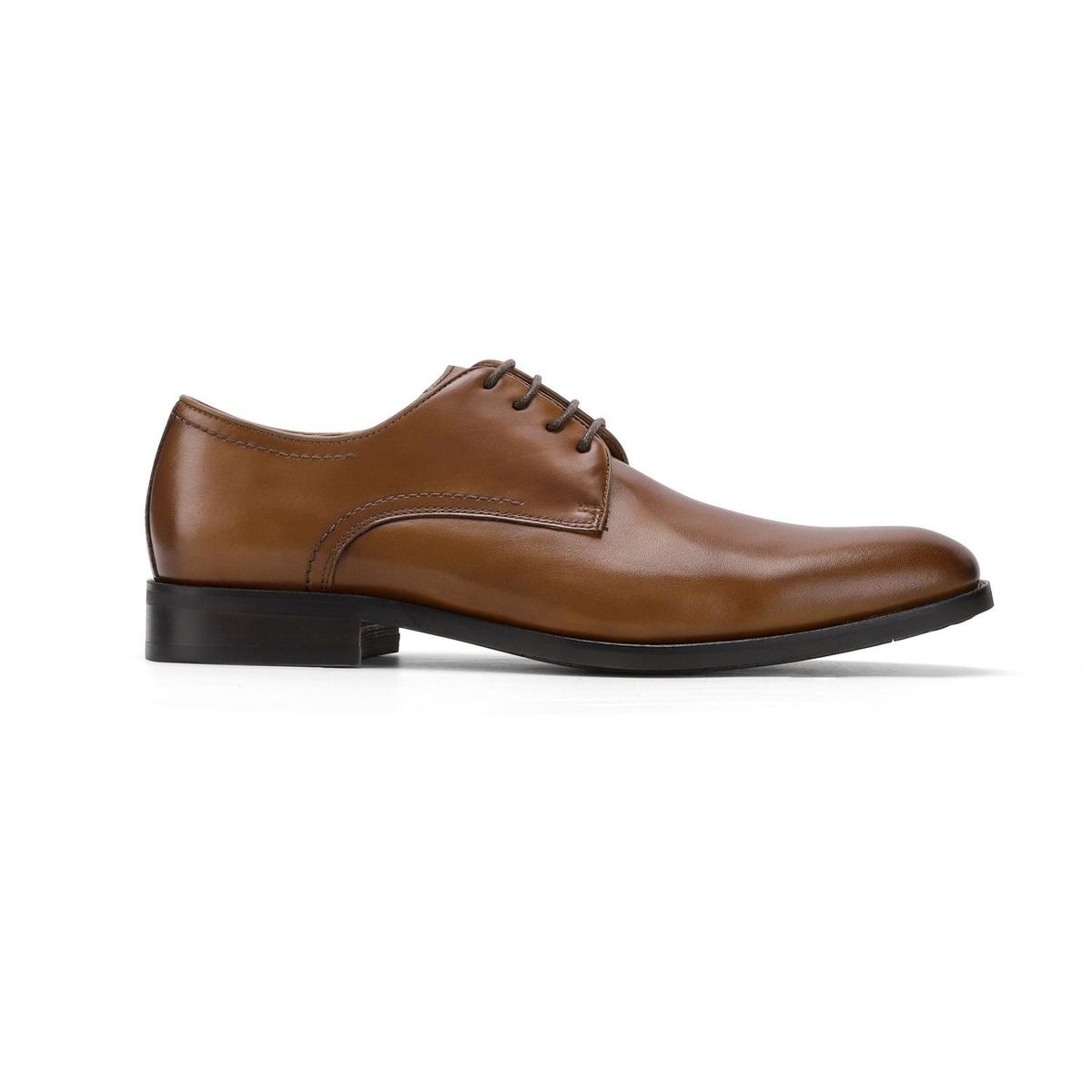 CARDINALE - Zapato Formal Hombre Cuero Derby Fortress Brandy - Cafe - 39