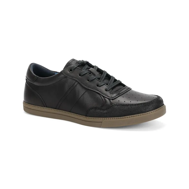 Zapatillas Urbanas Hombre 24 Flex Cuero Muelle Negro