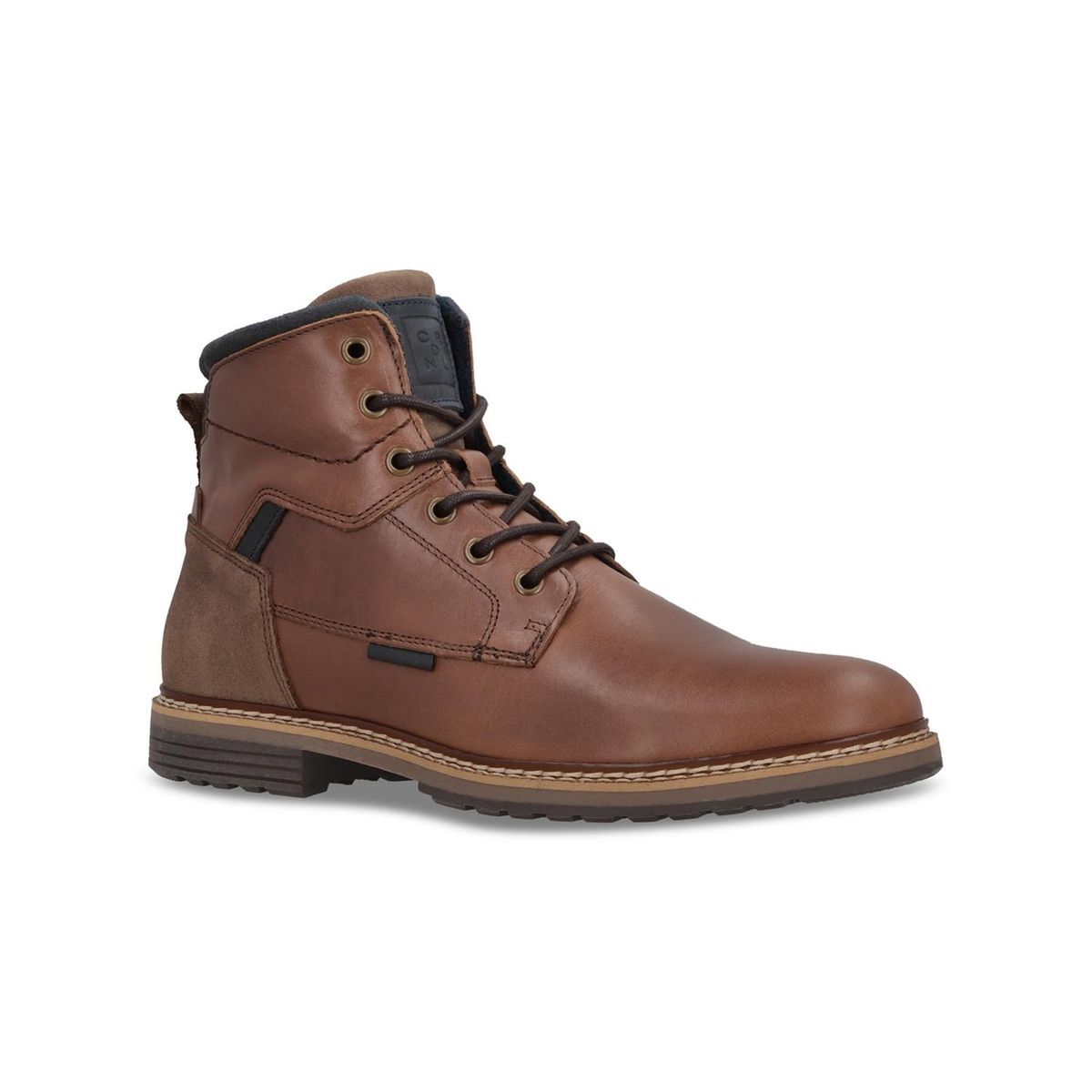 CARDINALE - Botines Bototos Hombre Chiporro Cuero Lund-6-11 Brandy