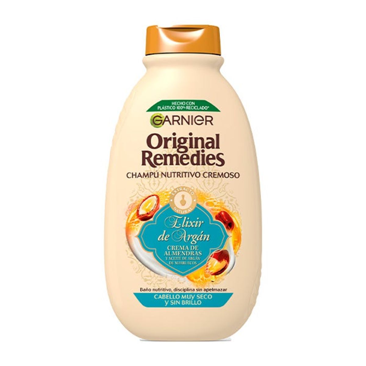 GARNIER - Shampoo Garnier Elixir De Argán 300ml Original Remedies