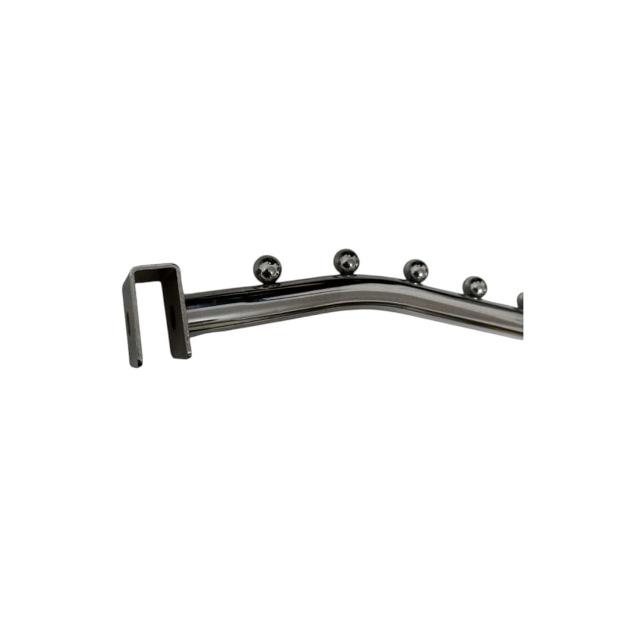 GENERICO - Pack 4 Ganchos Cascada de 9 Puntos para Barra 40cm 9mm