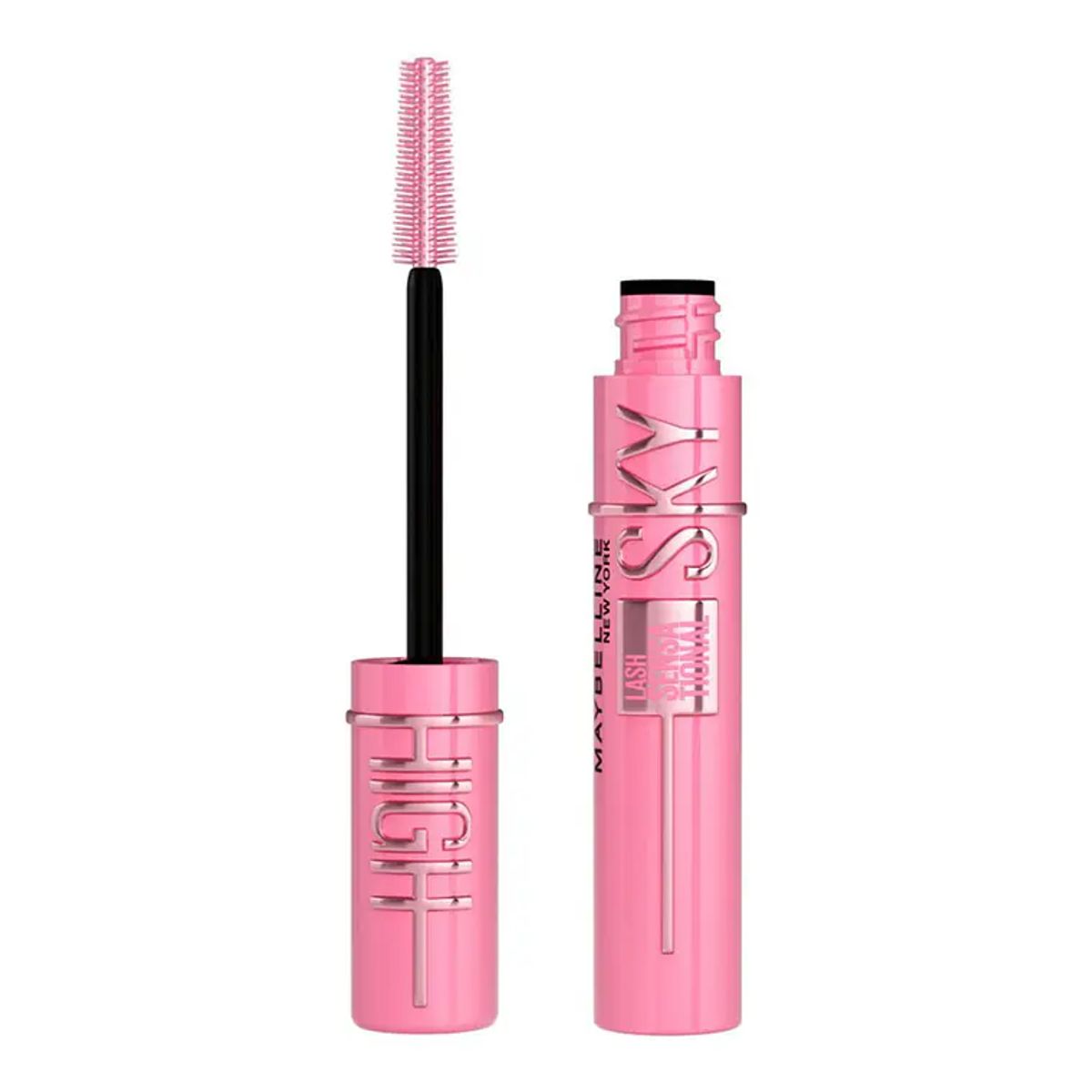 MAYBELLINE - Mascara de pestañas Lash Sensational Sky High Washable Color Rosa Maybelline