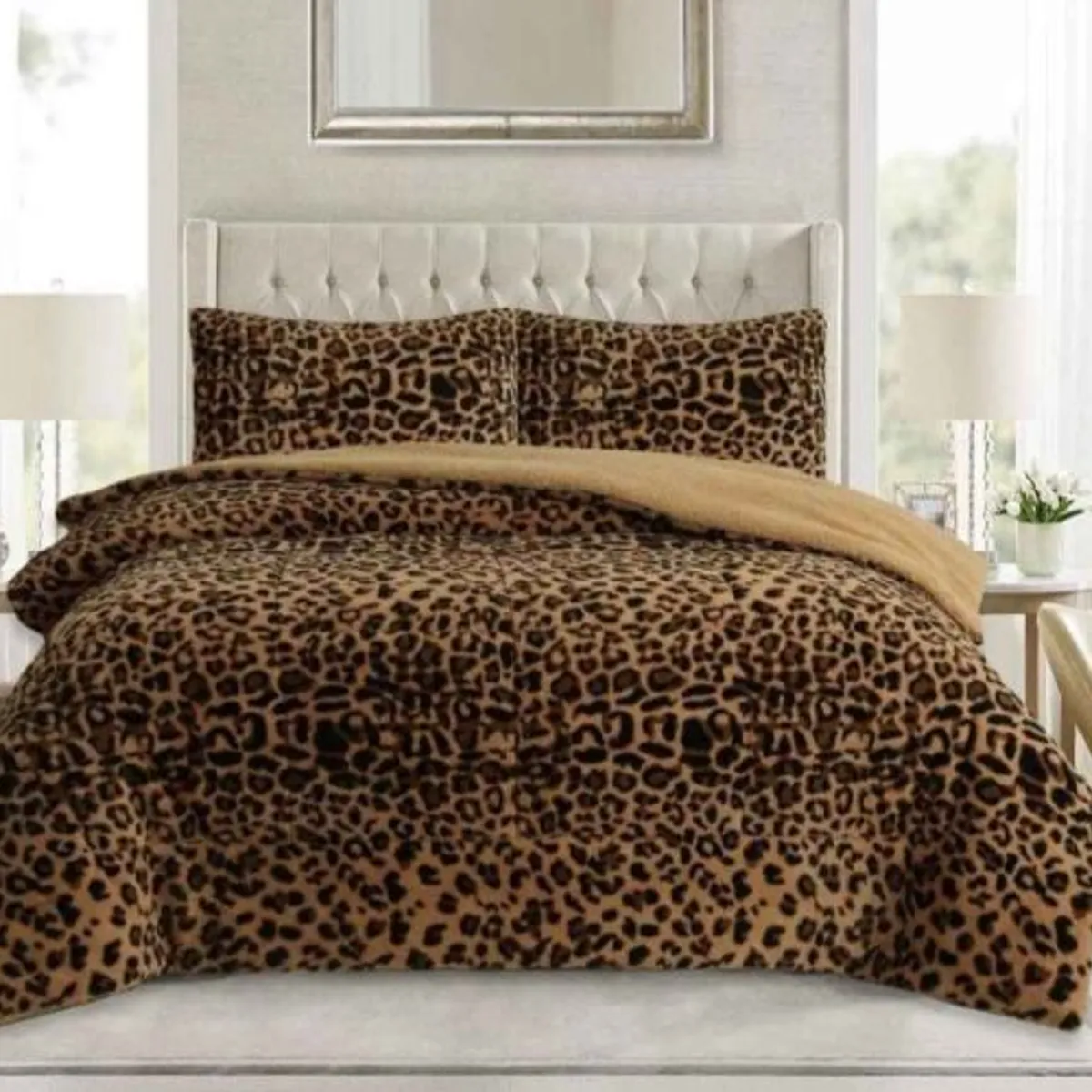 CHANTILLY - Cobertor Plumon Chiporro  diseño Animal Print