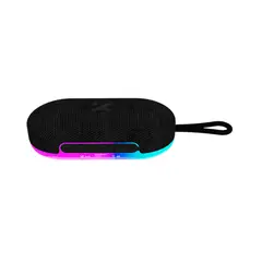 XTECH - XTS-607 Parlante Bluetooth 5.4 Portátil, 5W, TWS, LED, Base Magnética, Negro