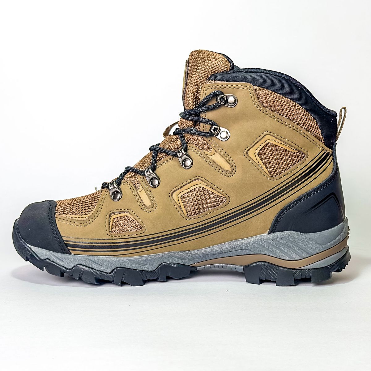 KILIMANJARO - Zapato Hombre Aurora MID Caña Alta Negro