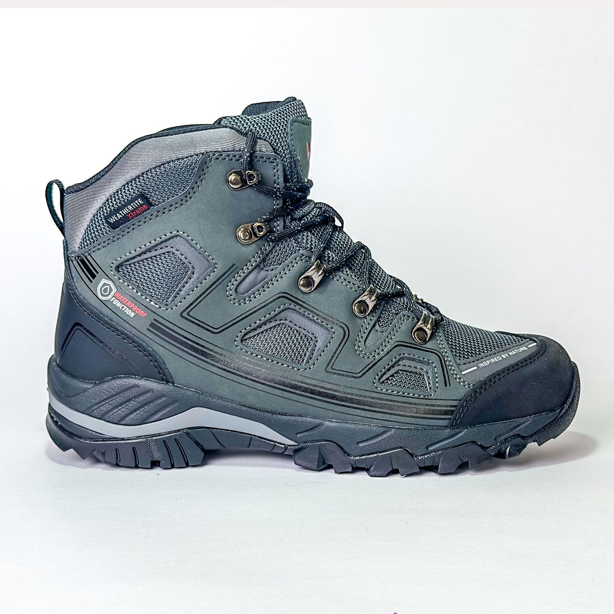 KILIMANJARO - Zapato Hombre Aurora MID Caña Alta Negro