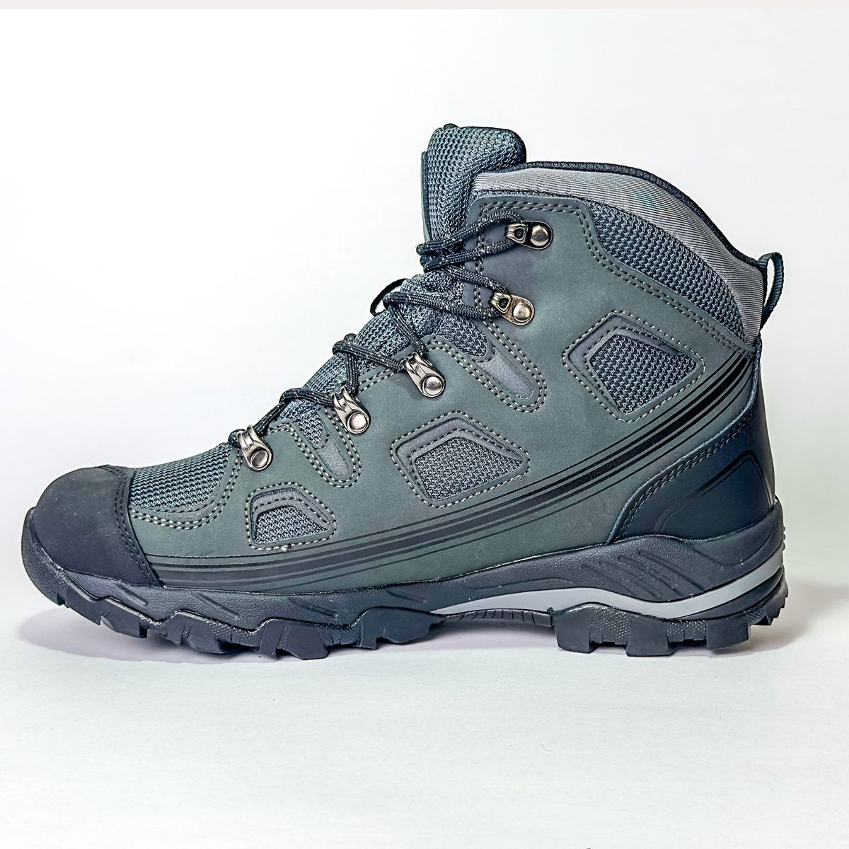 KILIMANJARO - Zapato Hombre Aurora MID Caña Alta Negro
