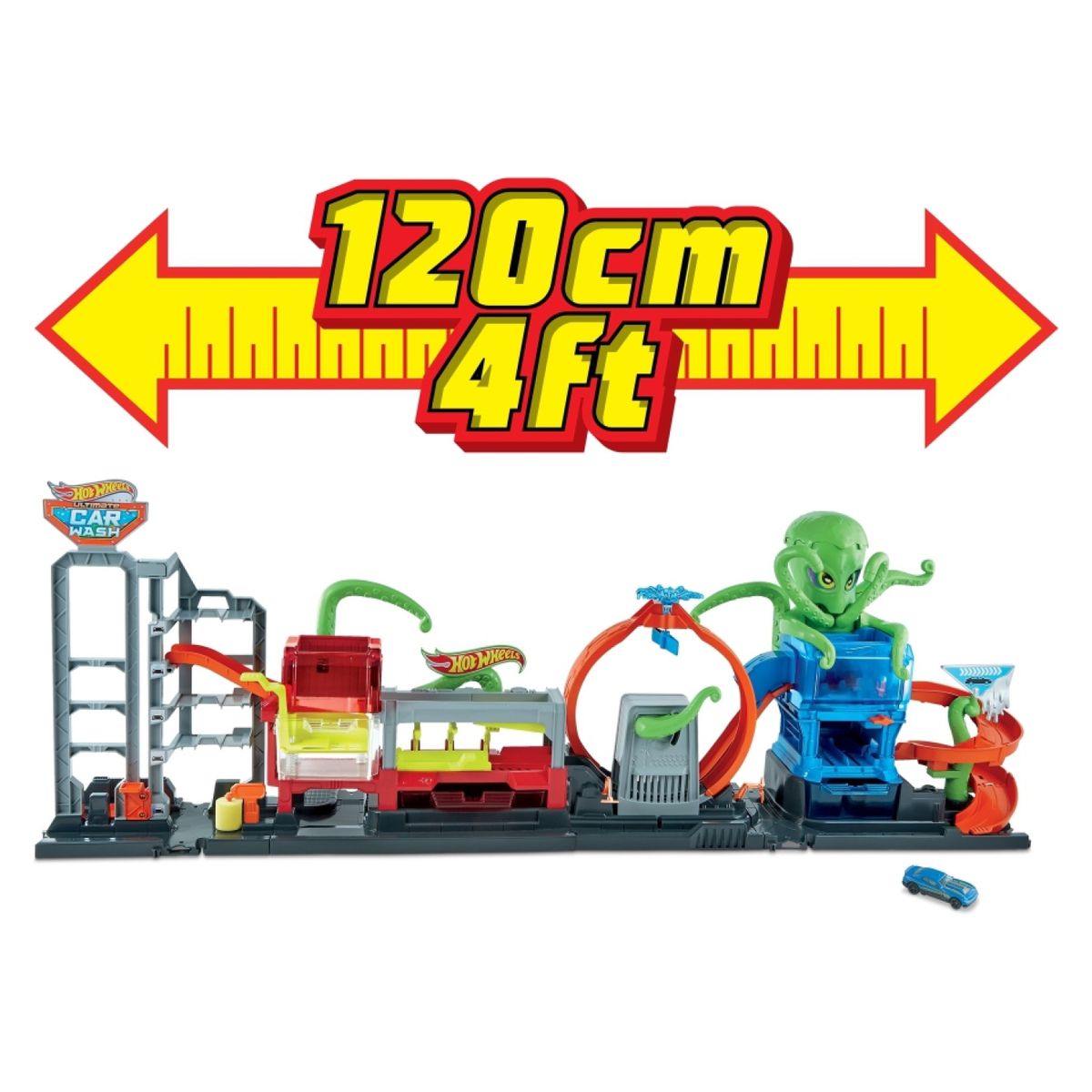 HOT WHEELS - Hot Wheels  Pista De Autos  Autolavado Ataque Extremo