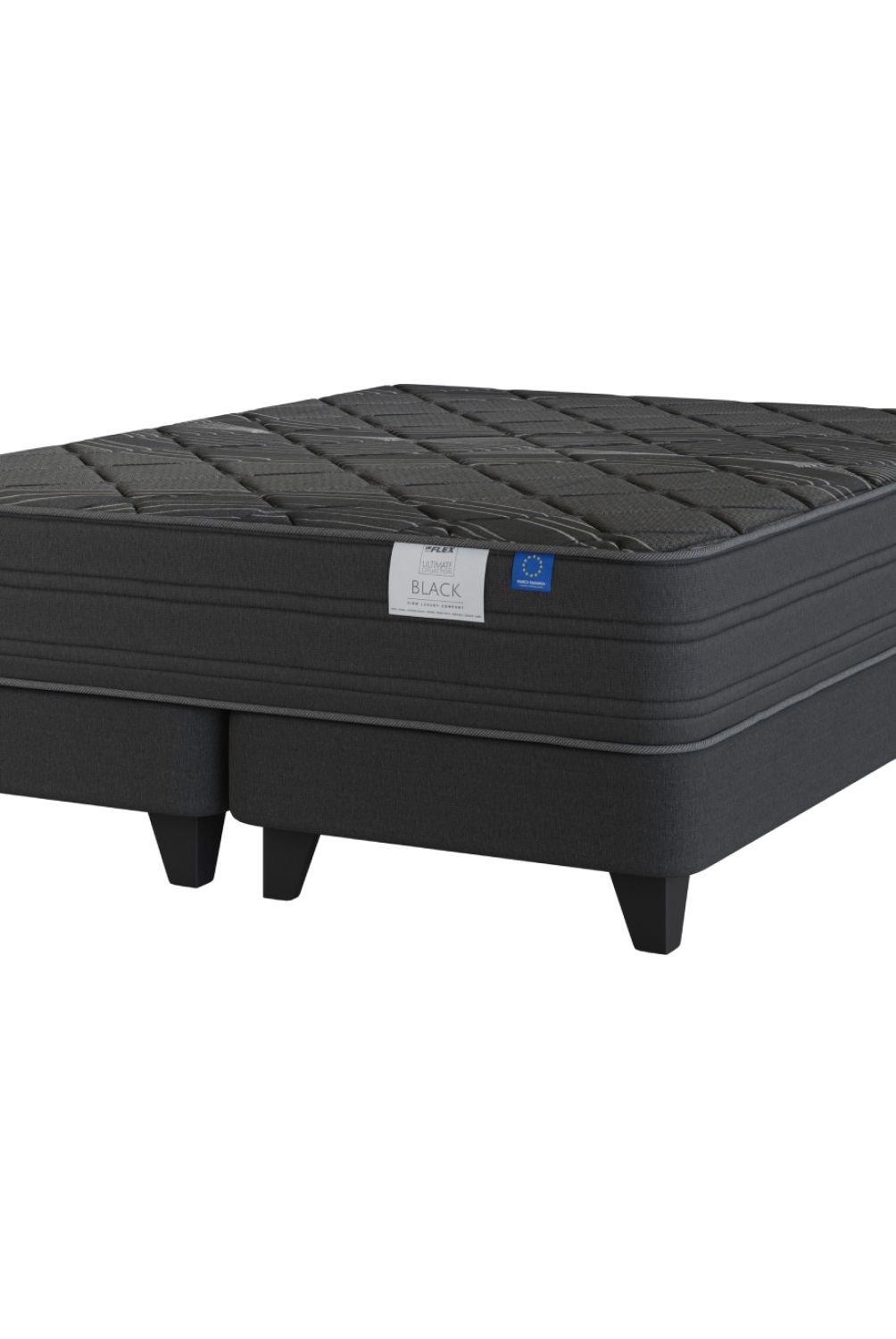 FLEX - Cama Europea Black King X 2.00Mt Base Dividida Flex
