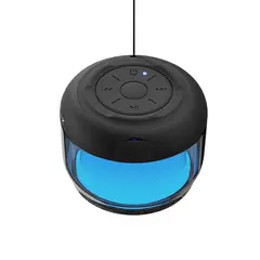 XTECH - Halen XTS-603 Parlante Bluetooth 3W, LED, TWS, MicroSD, AUX 3.5mm, USB-C, Negro