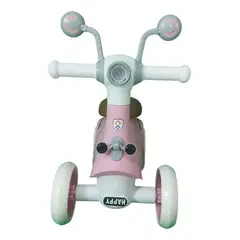 GENERICO - Correpasillos Auto Andador Caracol con Luces y Música Infantil - Rosado
