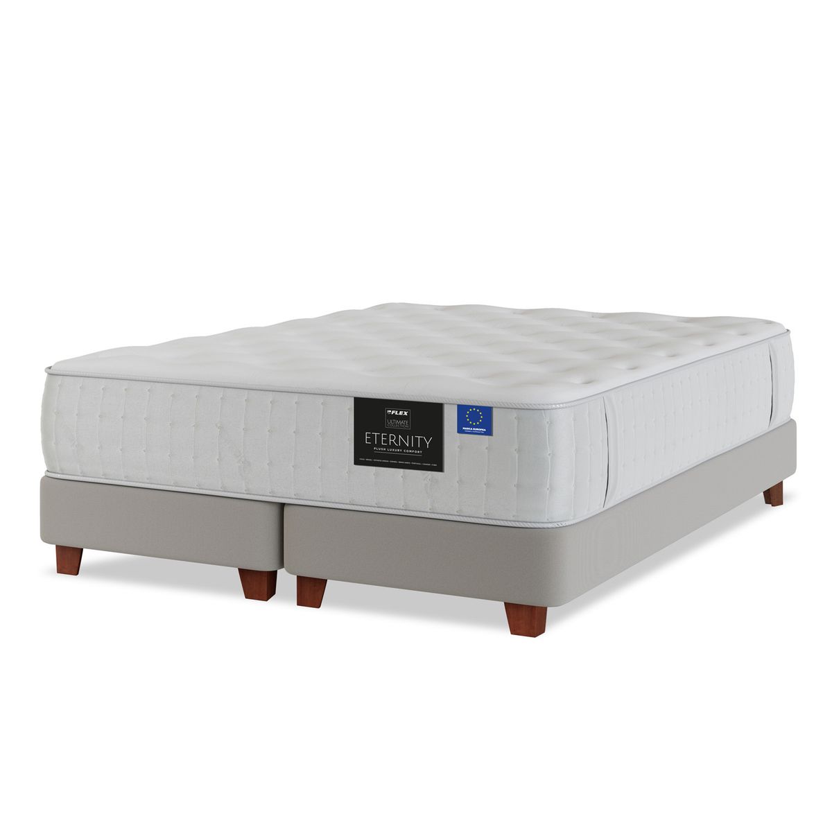FLEX - Cama Europea Eternity Super King X 2.00Mt Base Dividida Flex