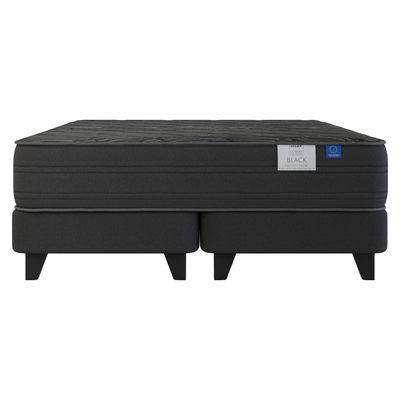 Imagen 2 del producto Cama Europea Black 2 Plazas X 2.00Mt Base Dividida