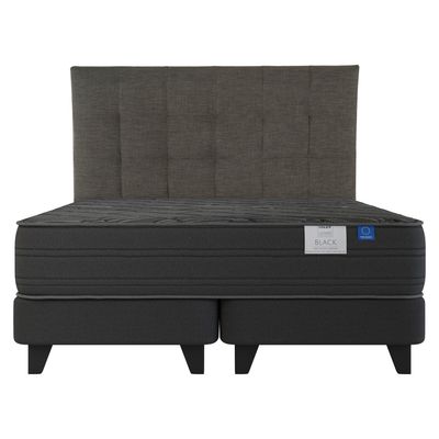 Imagen 2 del producto Cama Europea Top Black King + Respaldo Desing
