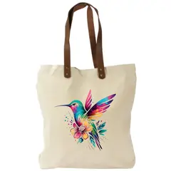 GENERICO - BOLSA DE TELA COLIBRÍ 44x44 CM