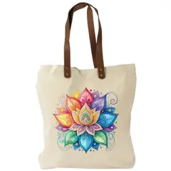 ROLY - BOLSA DE TELA MANDALA 44x44 CM