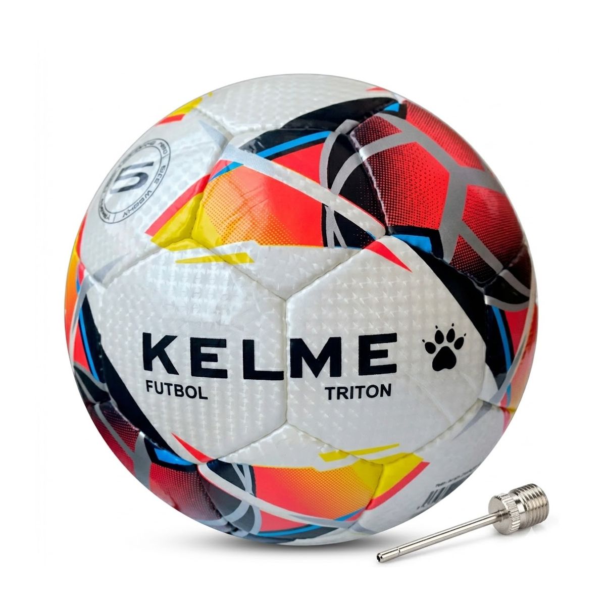 KELME - Balón De Fútbol Kelme Triton N° 5 Profesional + Aguja Regalo