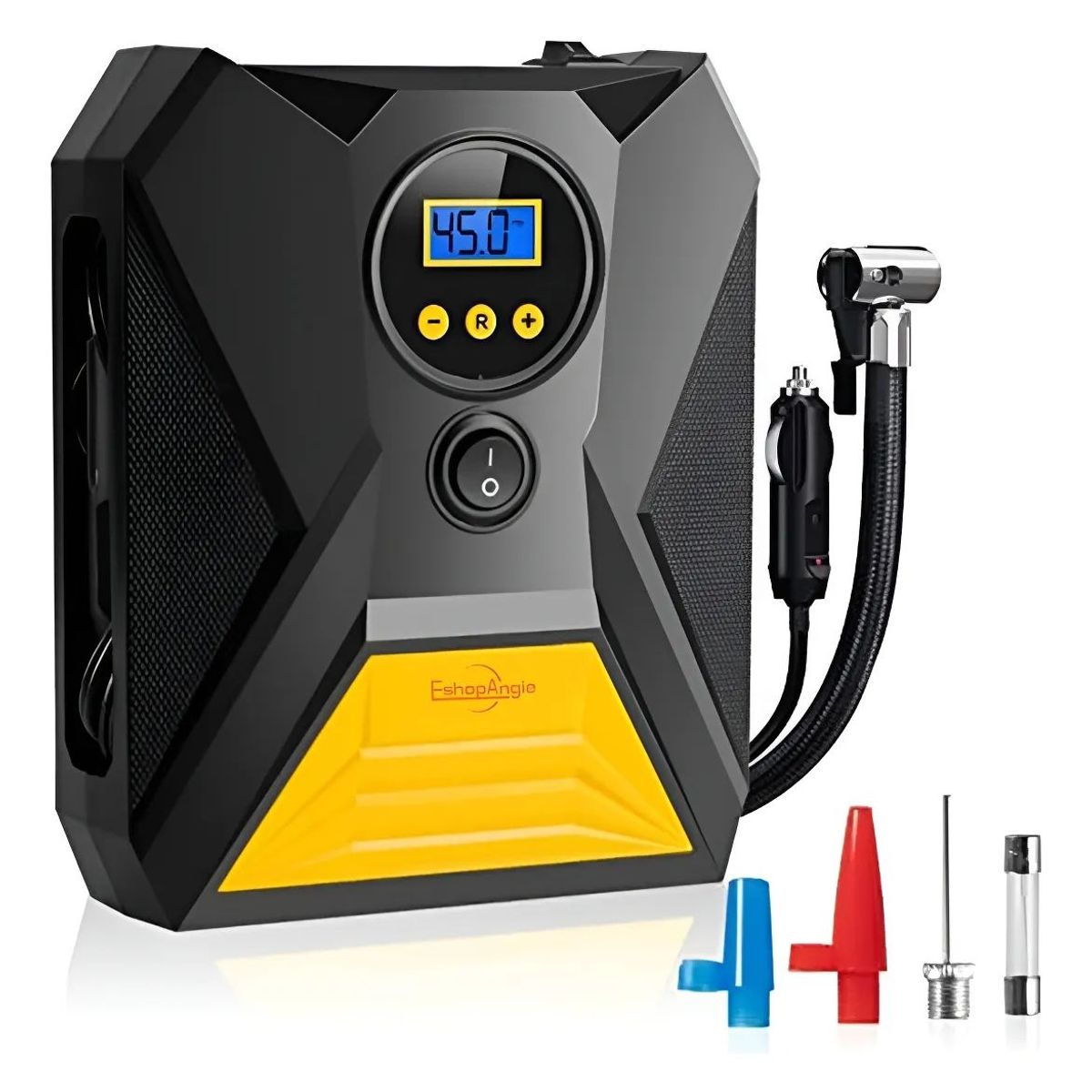 LG - Compresor Aire Auto Digital 12V Portátil Calgary  300PSI con Apagado Automático