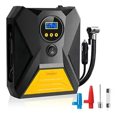 LG - Compresor Aire Auto Digital 12V Portátil Calgary 300PSI con Apagado Automático