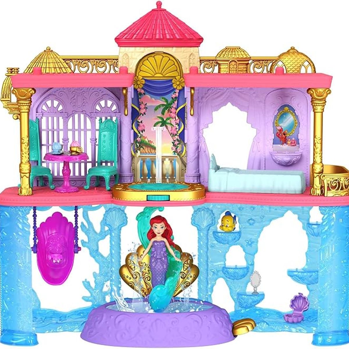 ARIEL - CASTILLO APILABLE DE ARIEL MATTEL HLW95 DISNEY PRINCESAS