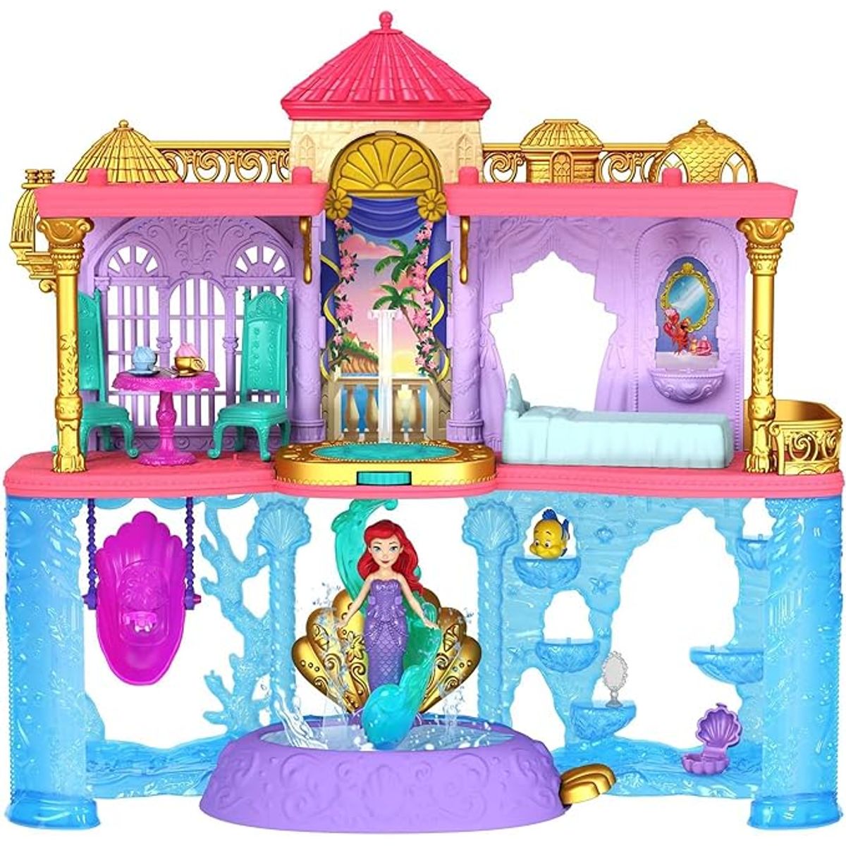 ARIEL - CASTILLO APILABLE DE ARIEL MATTEL HLW95 DISNEY PRINCESAS