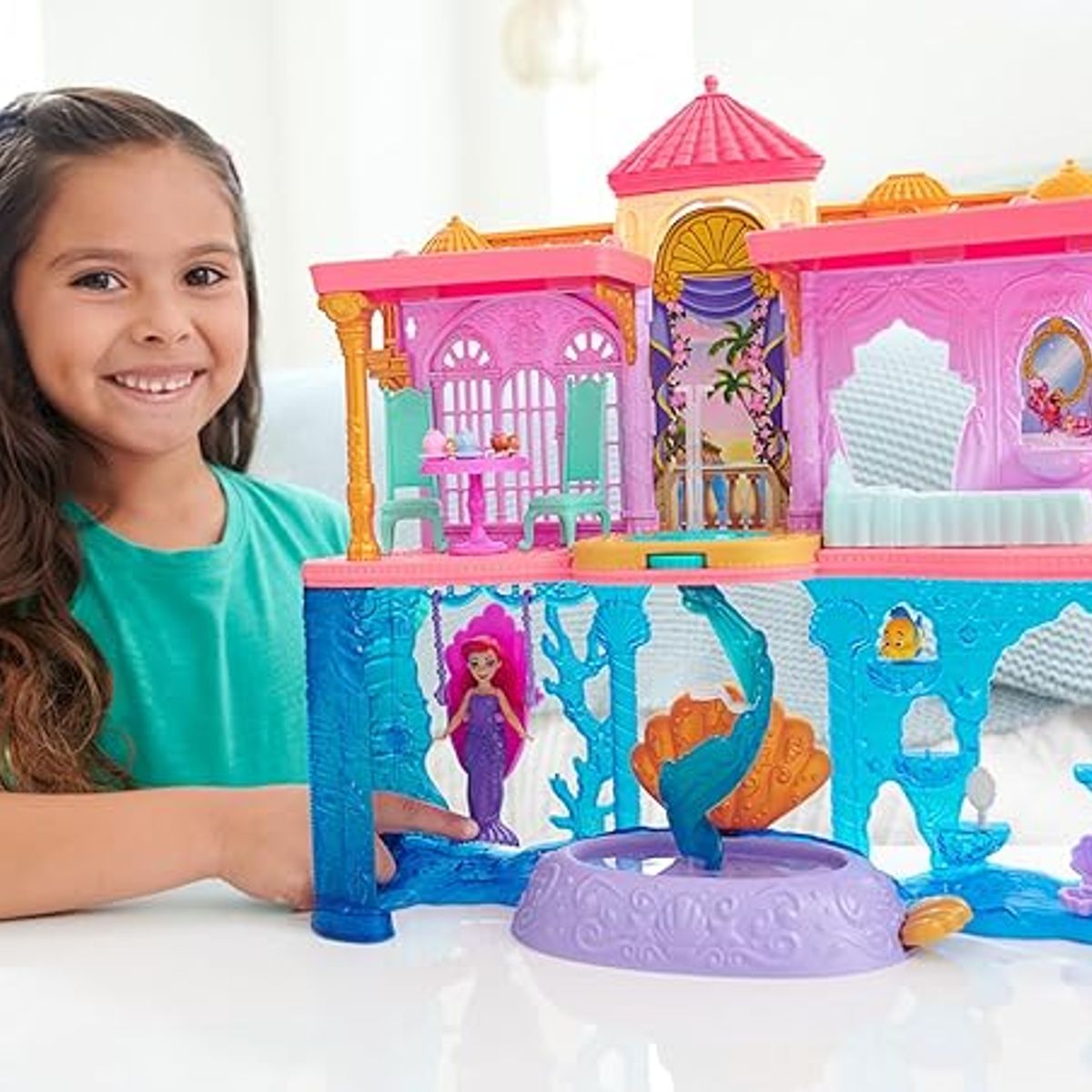 ARIEL - CASTILLO APILABLE DE ARIEL MATTEL HLW95 DISNEY PRINCESAS