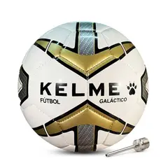 KELME - Pelota De Fútbol Galáctico Tamaño 5 Blanca Con Aguja