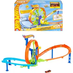 HOT WHEELS - Pista de Juguete Desafío Turbina de Acción
