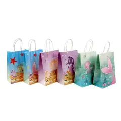GENERICO - Pack 12 Bolsas de Regalo - Tematica de Mar 27x 21cm