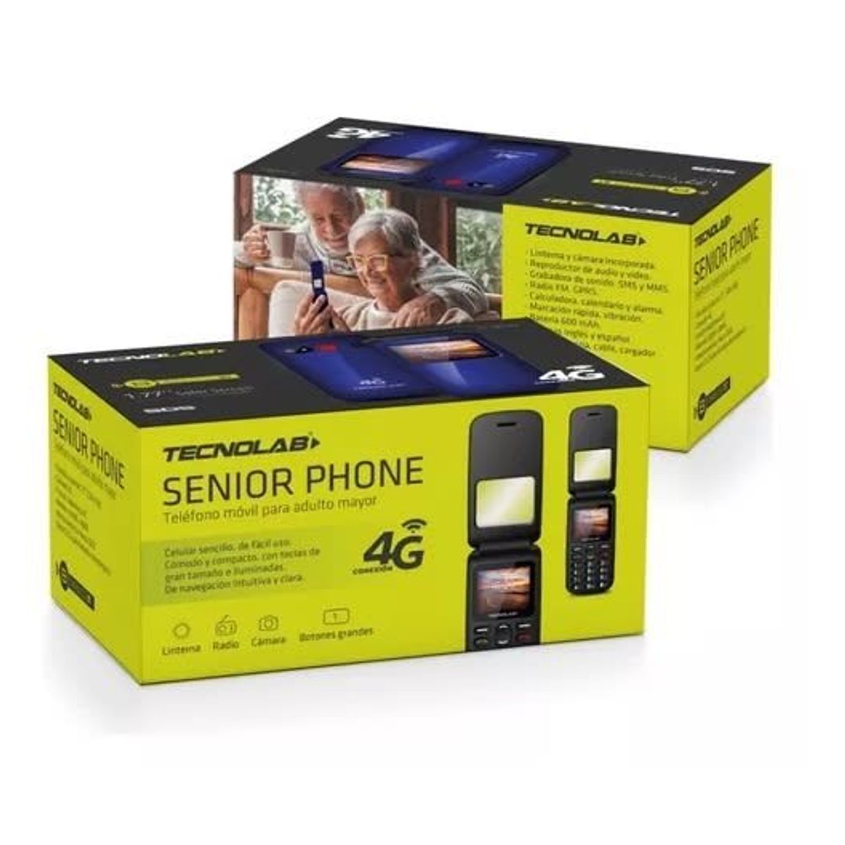 GENERICO - Celular Senior Adulto Mayor 4G Azul