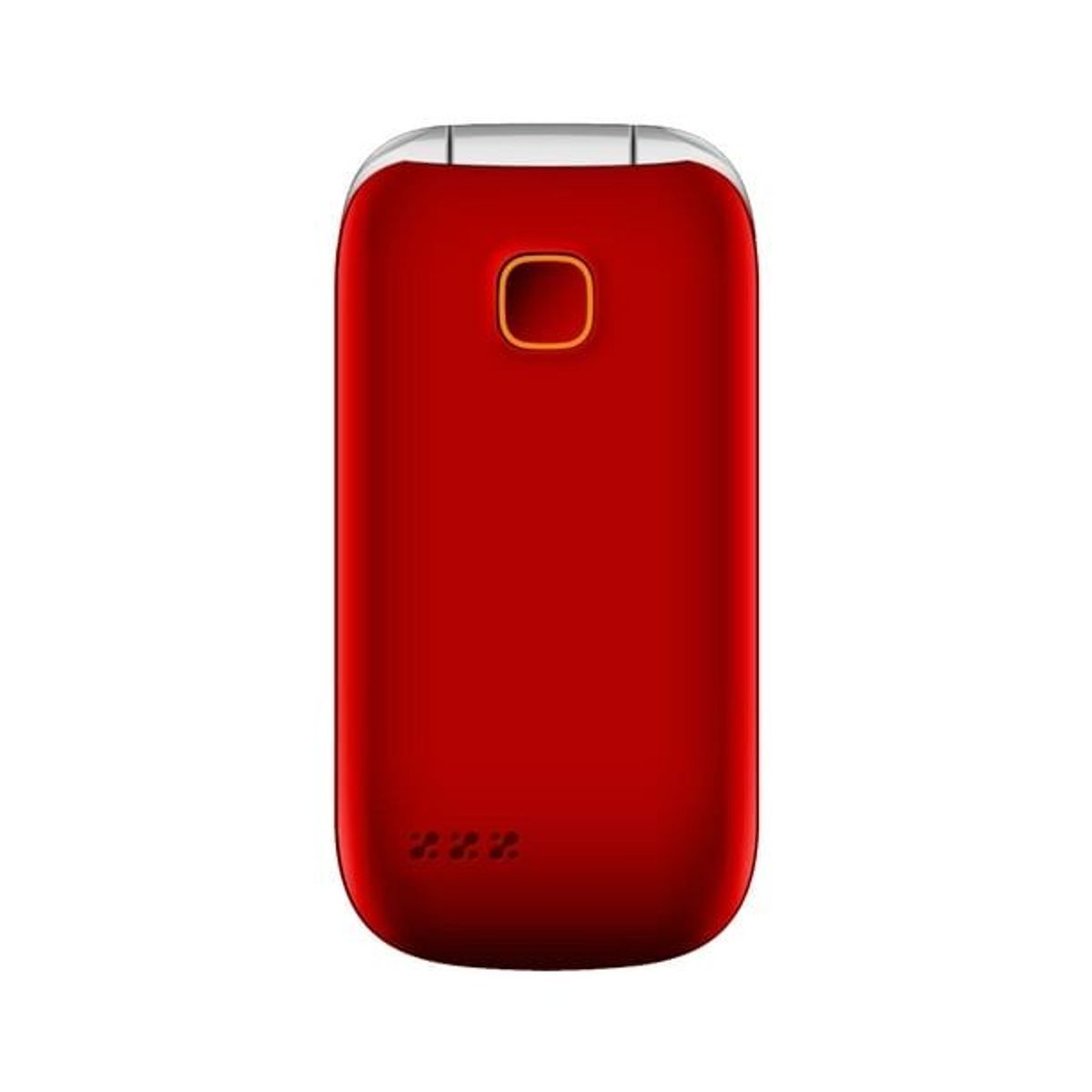 GENERICO - Teléfono Senior Phone 4G Simple Liberado Dual SIM y Batería Duradera Rojo