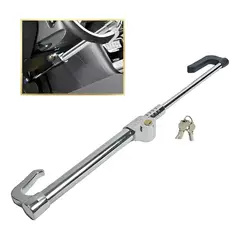 GENERICO - Traba Volante Y Pedal Antirrobo Universal Premium Calidad