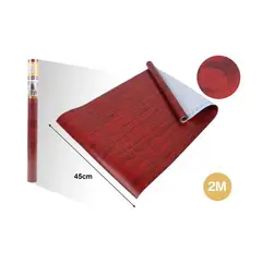 GENERICO - PAPEL ADHESIVO DECOMURAL 2M X 45CM VINO