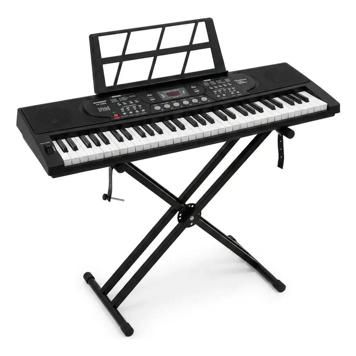 U BUY - Piano Teclado Musical Principiantes 61 Teclas Atril+soporte
