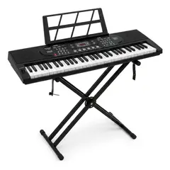 U BUY - Piano Teclado Musical Principiantes 61 Teclas Atril+soporte