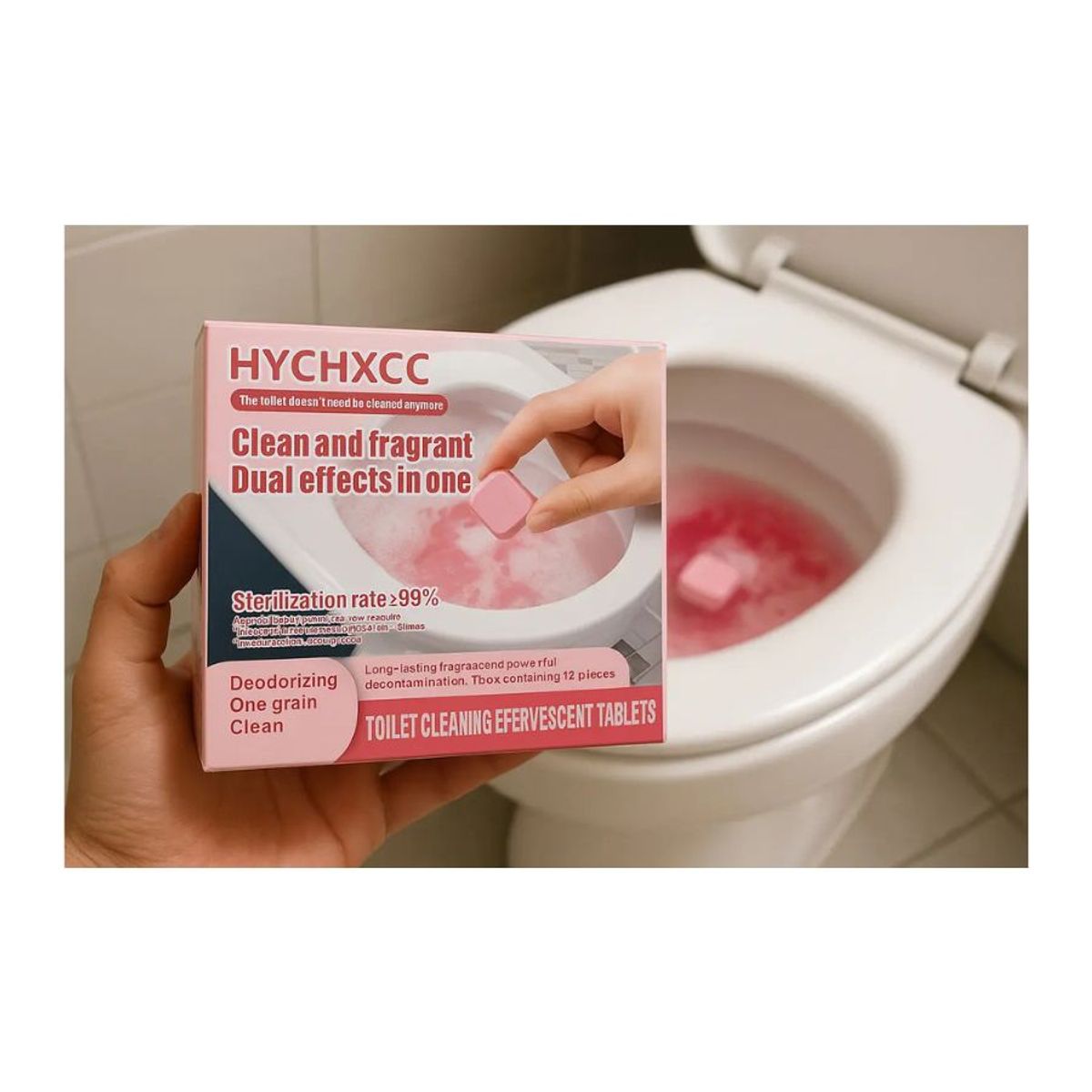 GENERICO - Pastillas Inodoro Hychxcc Limpieza Profunda Pack 12 Pzs