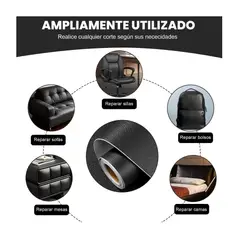 OFERTABKN - Rollo Parche Cuero Reparación Adhesivo Sofa 1.37m X 50cm