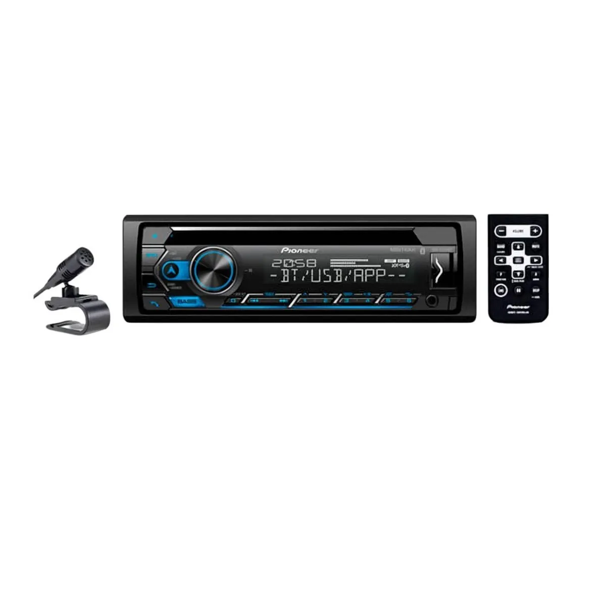 PIONEER - Radio Bluetooth Single DIN PIONEER DEH-S4250BT USB CD Spotify Manos Libres