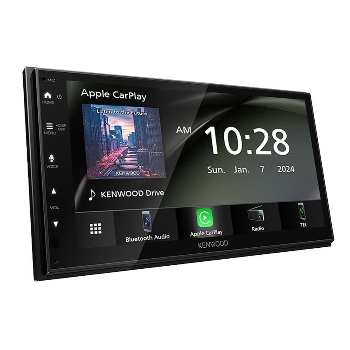 KENWOOD - Radio Carplay AndrpidAuto Kenwood para auto 2-DIN  DMX5023S