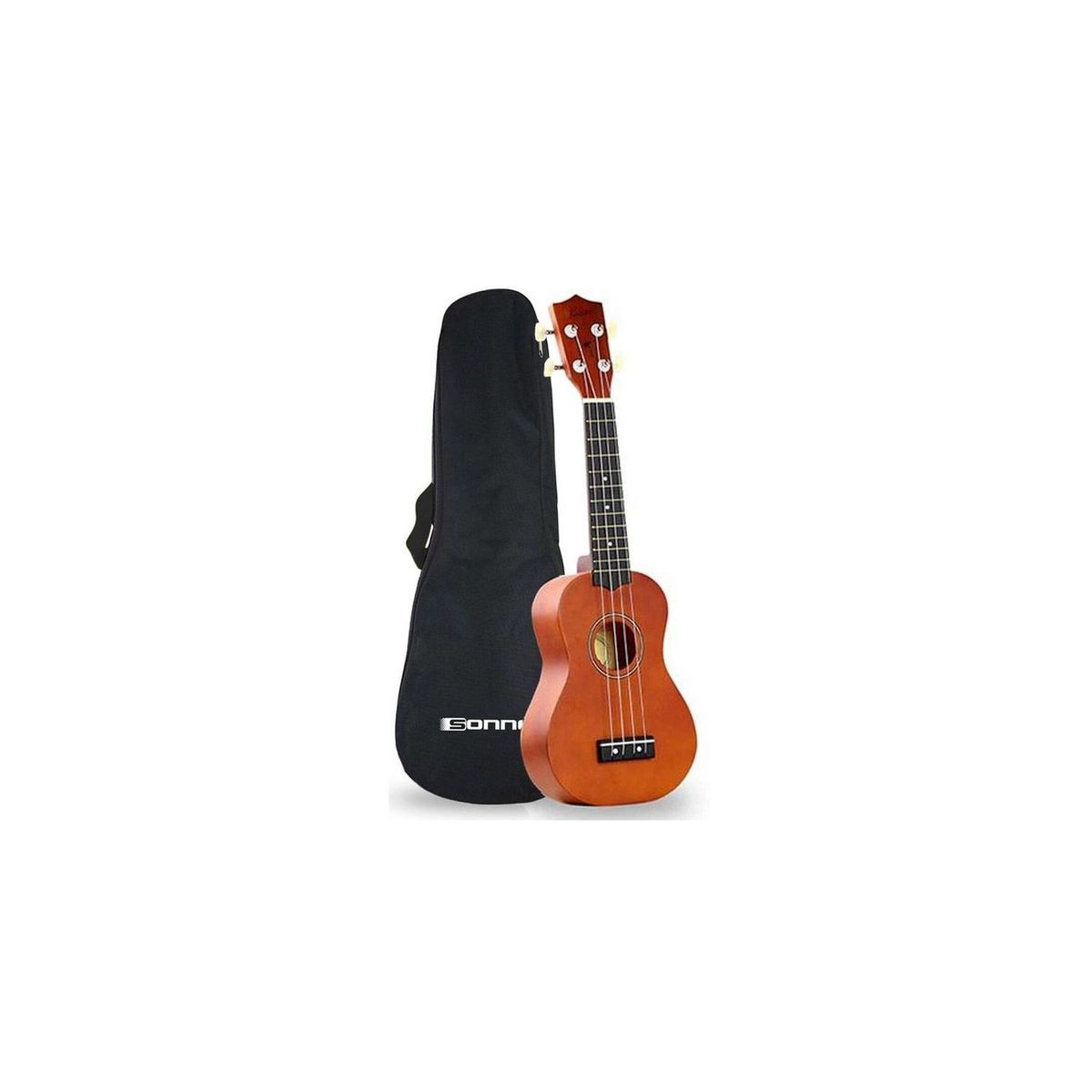 GENERICO - Ukelele Soprano Kauai 21 + Funda - Cuerdas Nylon