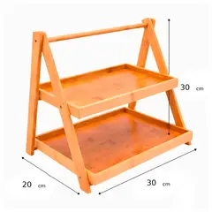IRM - Estante de madera bambu organizador de mesa